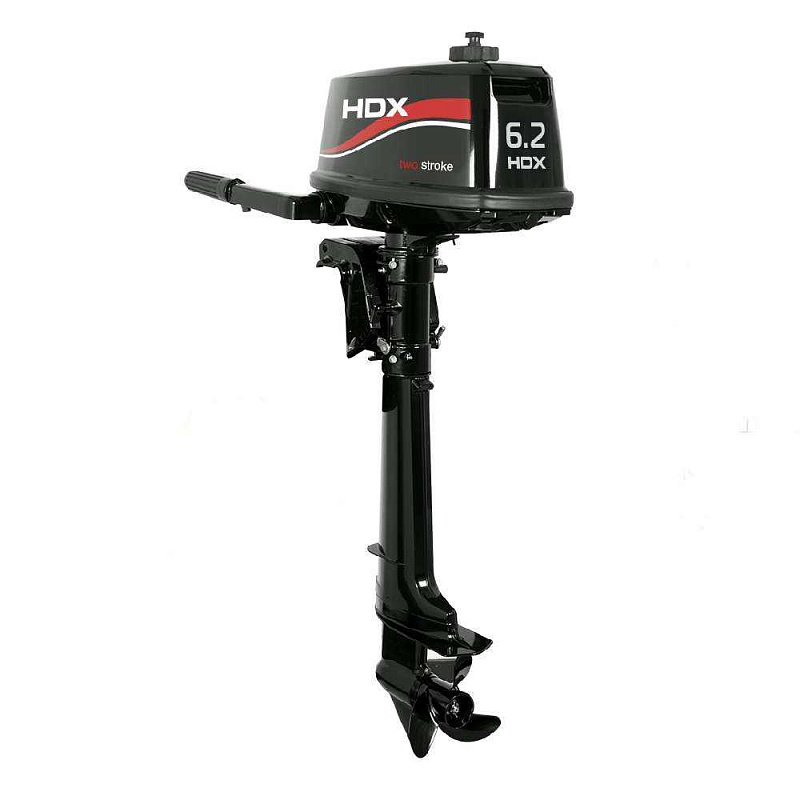 Лодочный мотор 2-х тактный HDX R series T 6,2 BMS (с топливным баком 12л) в Ессентуках