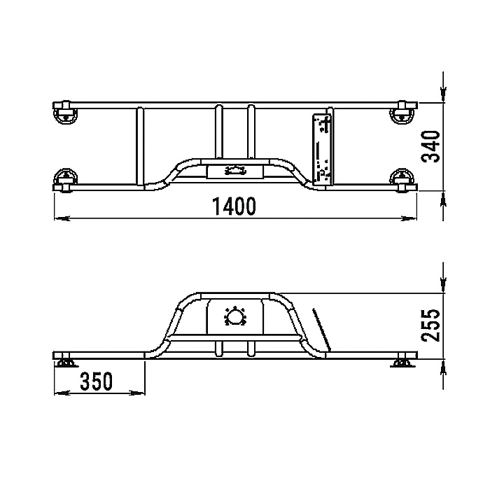 Стойка рулевая с бортовым креплением малая в Ессентуках