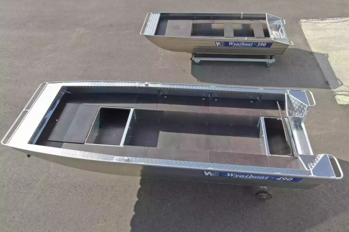 Алюминиевая лодка Wyatboat-490 Jonboat в Ессентуках