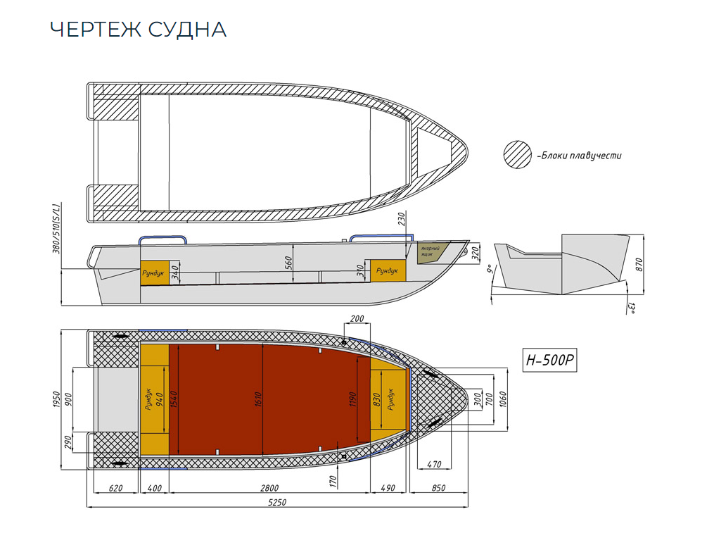Алюминиевая лодка Неман-500 P в Ессентуках