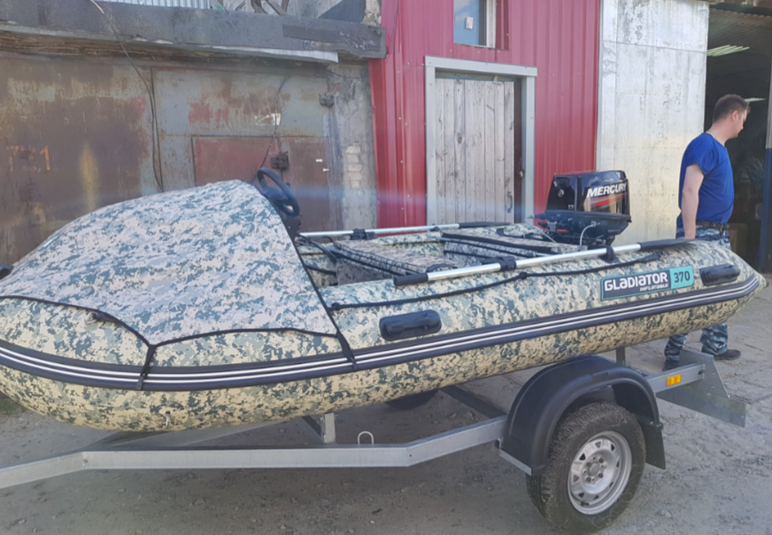 НАДУВНАЯ ЛОДКА GLADIATOR C370AL в Ессентуках