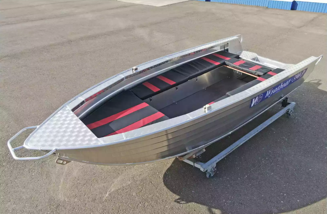 Алюминиевая лодка Wyatboat-390РМ увеличенный борт в Ессентуках