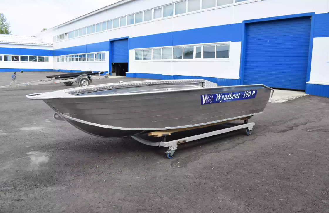 Алюминиевая лодка Wyatboat-390Р Увеличенный борт в Ессентуках