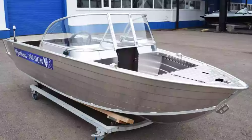 Алюминиевая лодка Wyatboat-390 DCM Увеличенный борт в Ессентуках