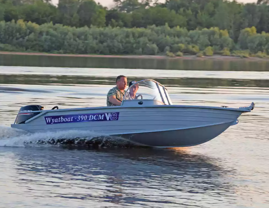 Алюминиевая лодка Wyatboat-390 DCM в Ессентуках