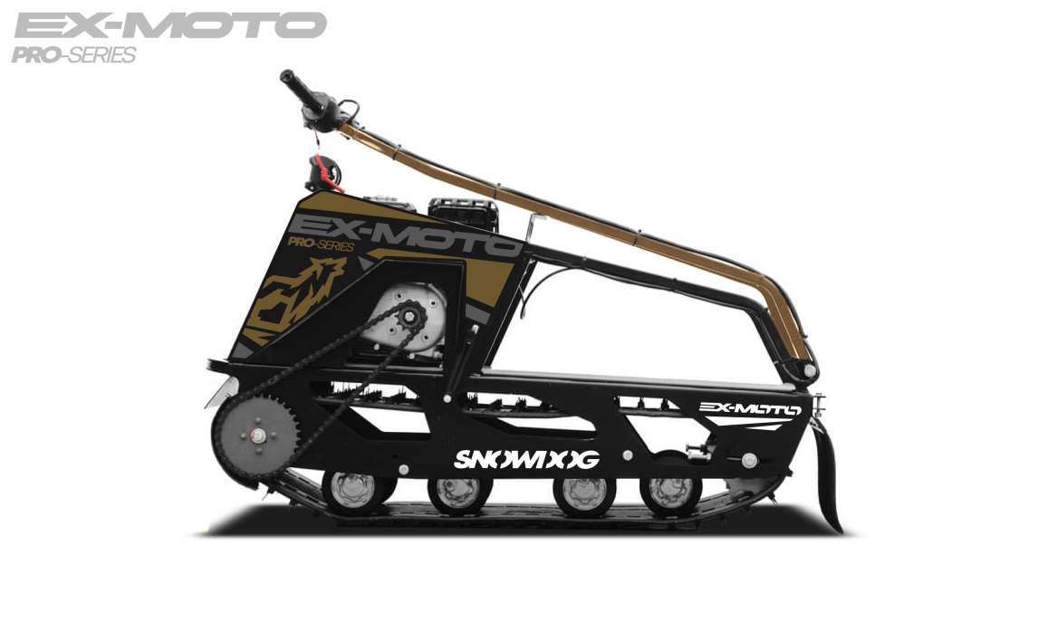 Мотобуксировщик EX-MOTO SNOWDOG S380 8л.с. в Ессентуках