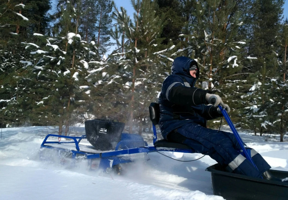 Мотобуксировщик толкач Альбатрос-XL8 с модулем. Без фары, склизы в Ессентуках
