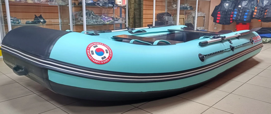 КОМПЛЕКТ ЛОДКА MISHIMO LITE 315 + МОТОР 5л.с в Ессентуках