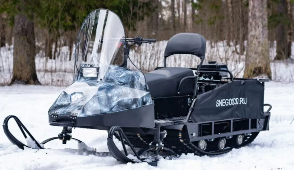 Миниснегоход Егерь Экспедитор 20 л.с. , реверс, тормоз, капот белый в Ессентуках