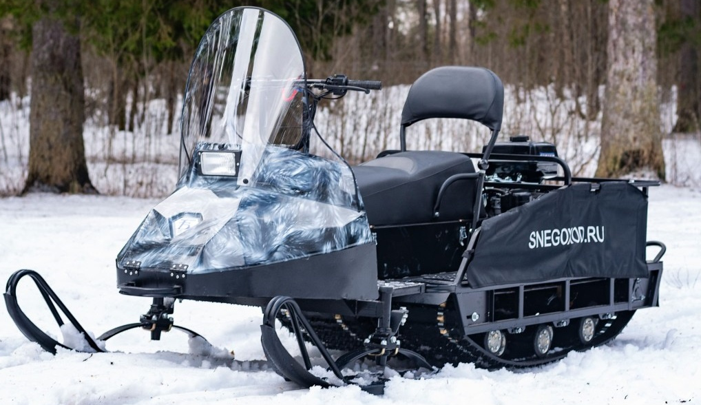 Миниснегоход Бурлак Егерь Экспедитор 18.5 л.с. , реверс, тормоз, капот белый в Ессентуках