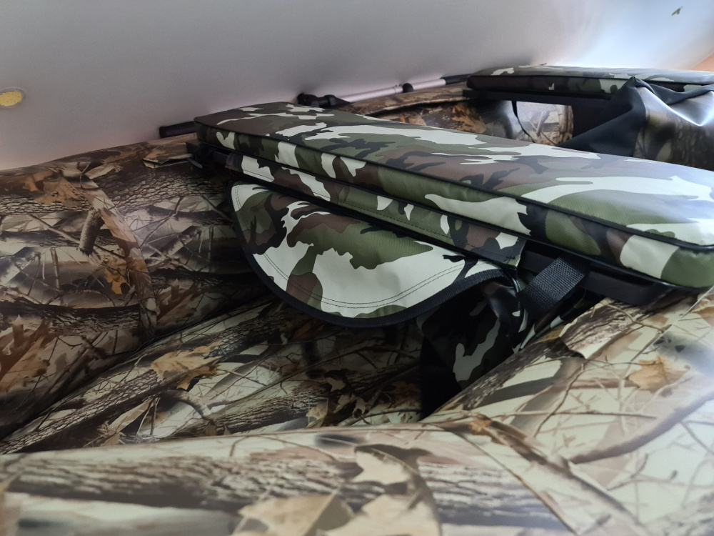 КОМПЛЕКТ МЯГКИХ НАКЛАДОК С СУМКОЙ ДЛЯ ЛОДОК 80Х20 КАМУФЛЯЖ в Ессентуках