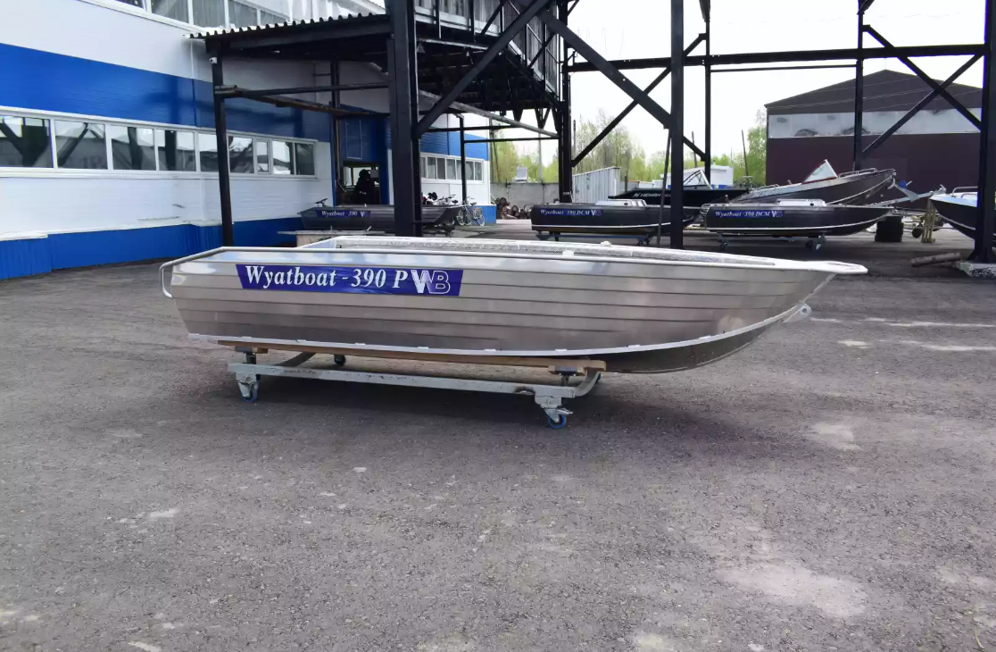 Алюминиевая лодка Wyatboat-390Р Увеличенный борт в Ессентуках