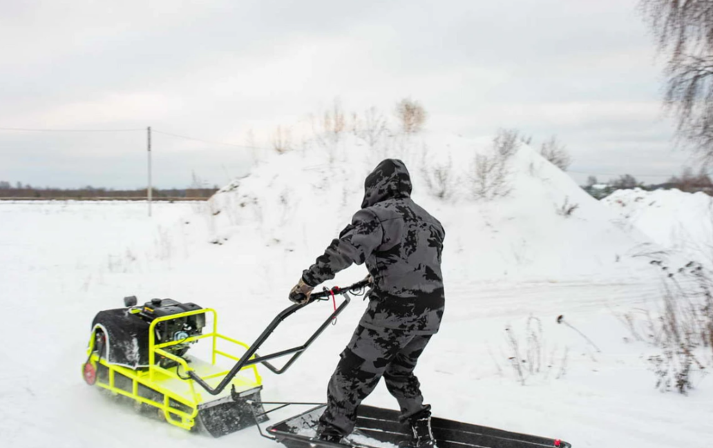 Мотобуксировщик Бурлак ХОЗЯИН-1 (капот металл) в Ессентуках