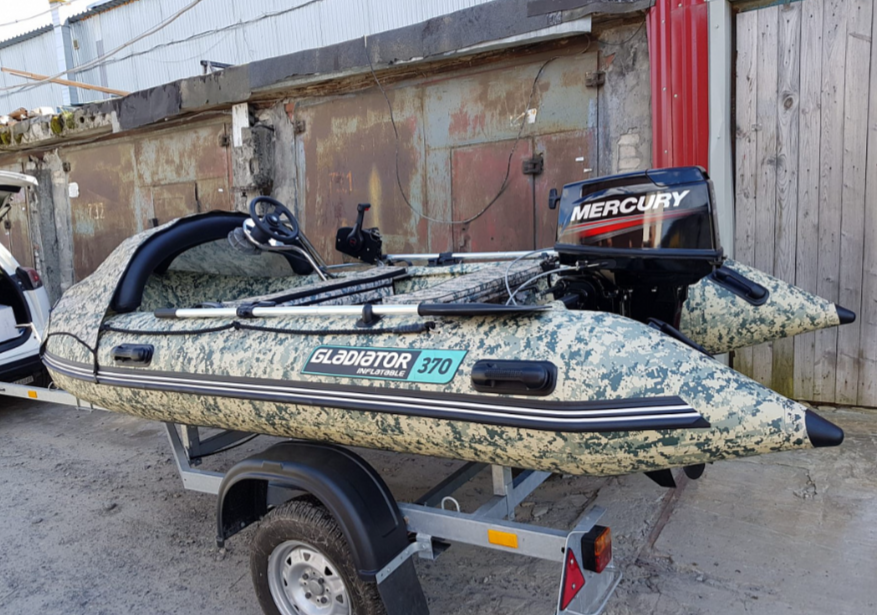 НАДУВНАЯ ЛОДКА GLADIATOR C370AL в Ессентуках