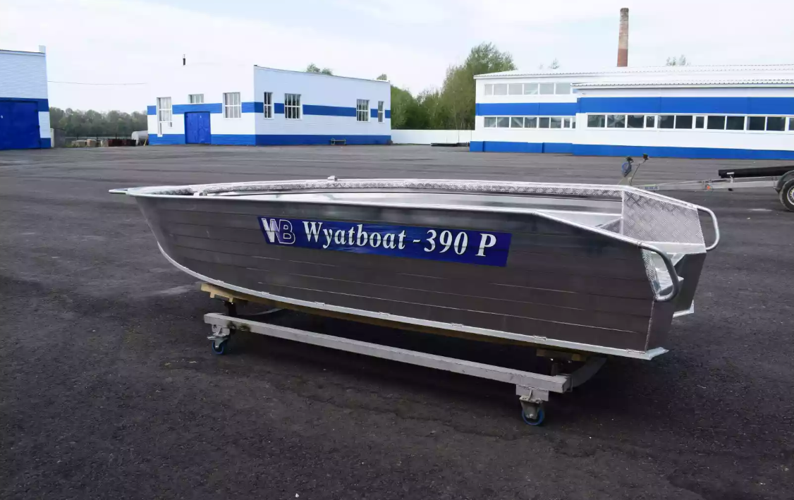 Алюминиевая лодка Wyatboat-390Р Увеличенный борт в Ессентуках