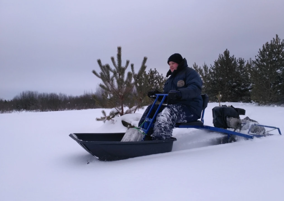 Мотобуксировщик толкач Альбатрос-XL8 с модулем. Без фары, склизы в Ессентуках