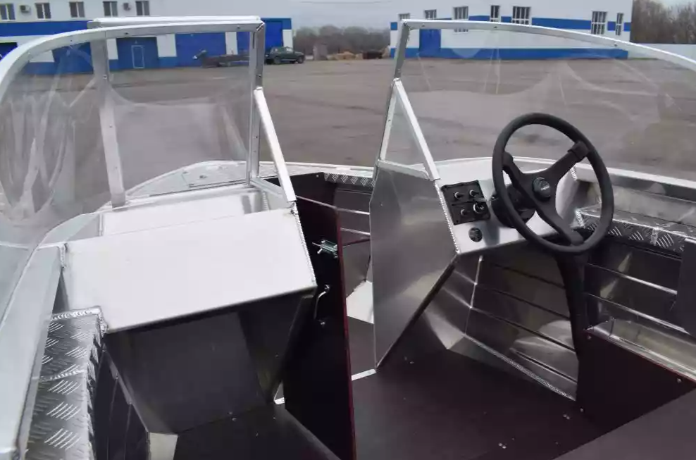 Алюминиевая лодка Wyatboat-390 DCM Увеличенный борт в Ессентуках