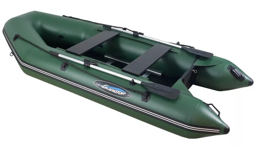 МОТОРНО-ГРЕБНАЯ ЛОДКА ПВХ GLADIATOR А 340 ТК С ФАНЕРНЫМ ПОЛОМ в Ессентуках