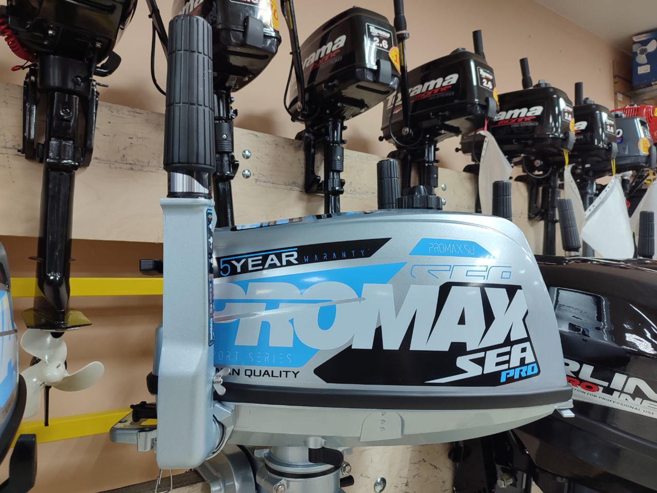 Лодочный мотор PROMAX SP5FHS (внешний бак 12 л) в Ессентуках