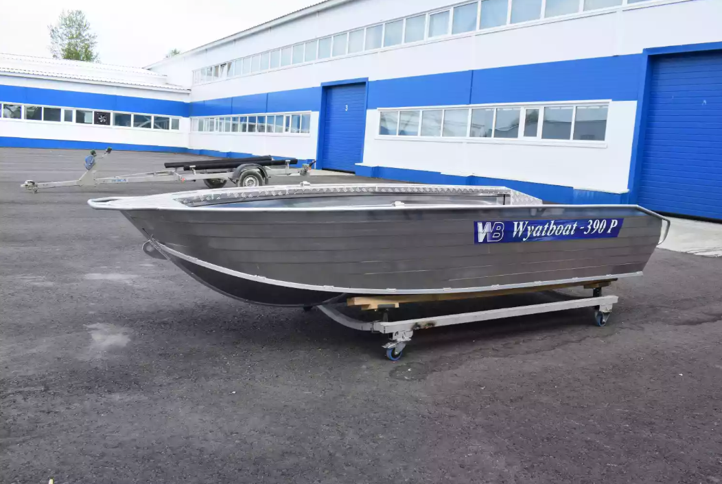 Алюминиевая лодка Wyatboat-390Р Увеличенный борт в Ессентуках