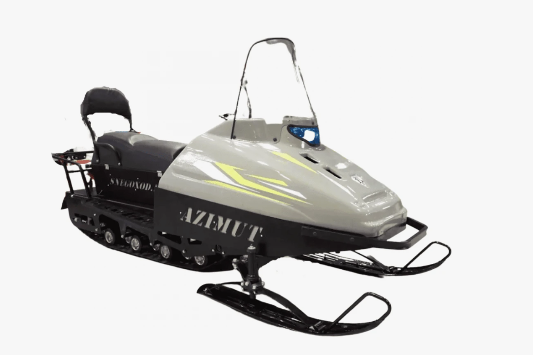 Миниснегоход Бурлак Азимут 20 л.с. , эл.запуск, реверс, тормоз гидравл, капот серый в Ессентуках