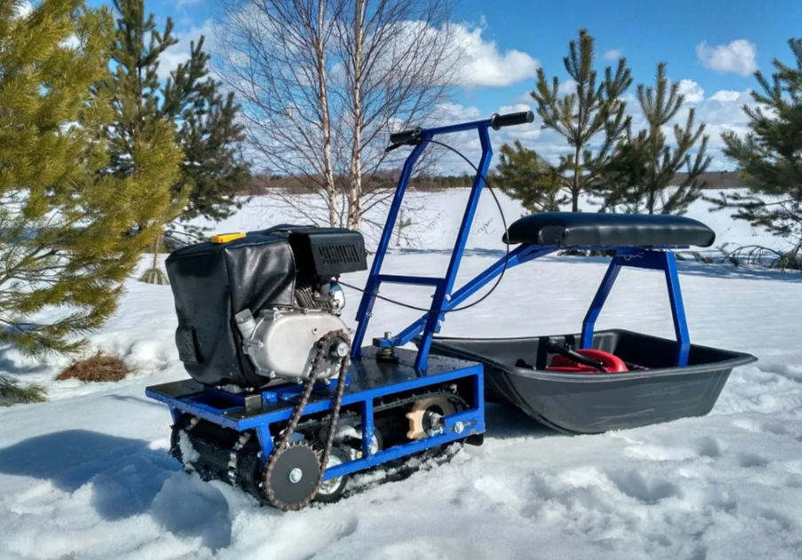 Мини-мотобуксировщик Альбатрос-М с фарой в Ессентуках