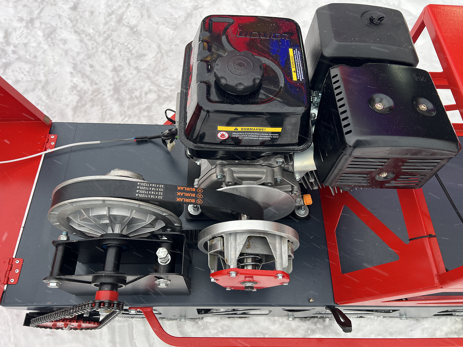 Мотобуксировщик EX-MOTO SNOWDOG S500 15л.с в Ессентуках