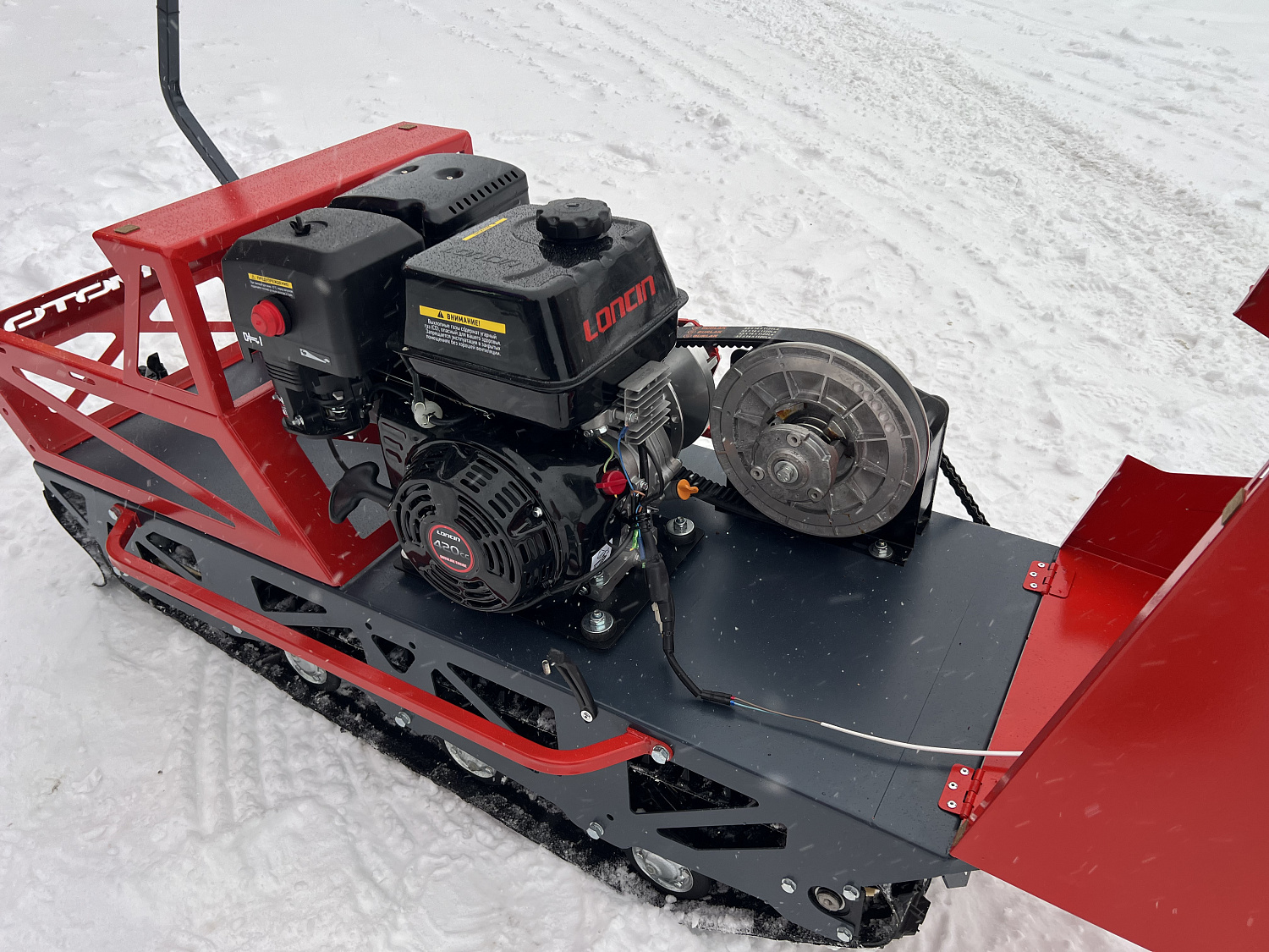 Мотобуксировщик EX-MOTO SNOWDOG S500 15л.с в Ессентуках