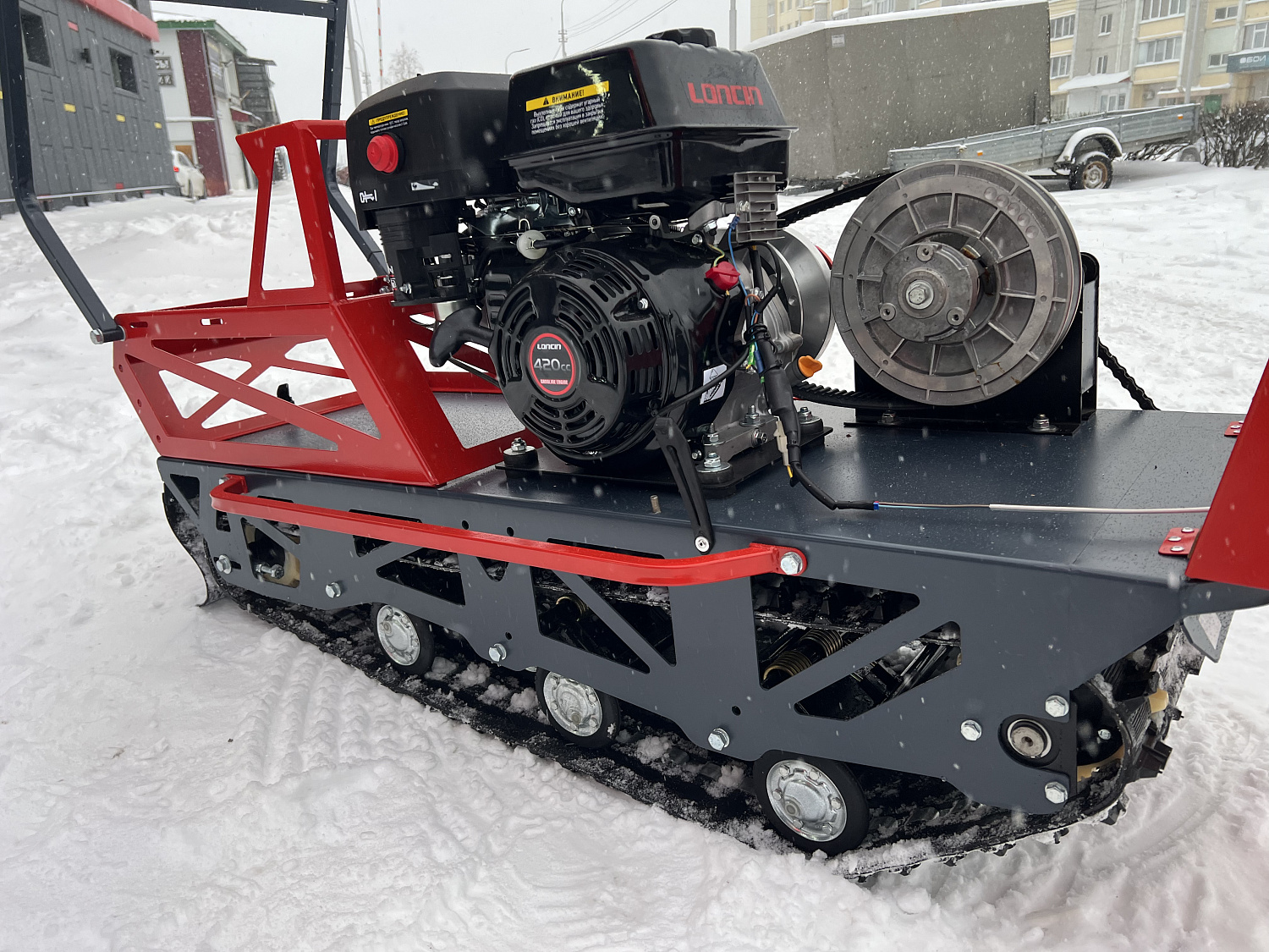 Мотобуксировщик EX-MOTO SNOWDOG S500 15л.с в Ессентуках