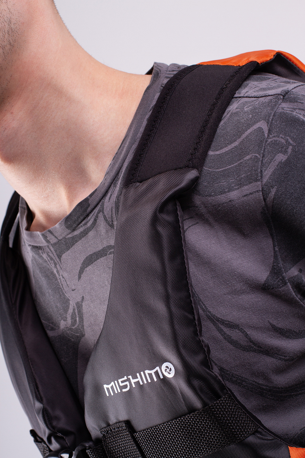 Жилет спасательный MISHIMO PRO Премиум качества Черно-оранжевый в Ессентуках