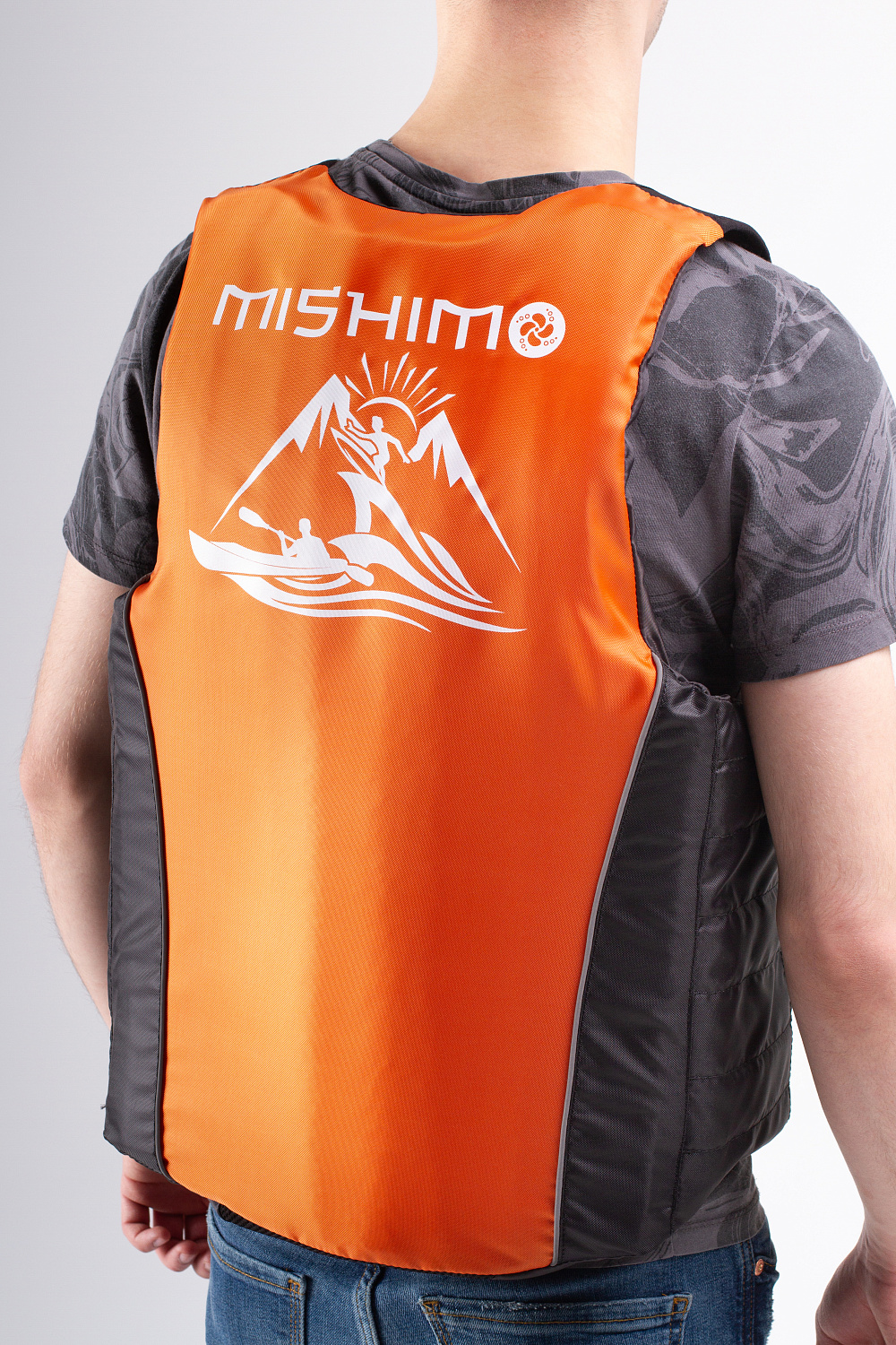 Жилет спасательный MISHIMO PRO Премиум качества Черно-оранжевый в Ессентуках