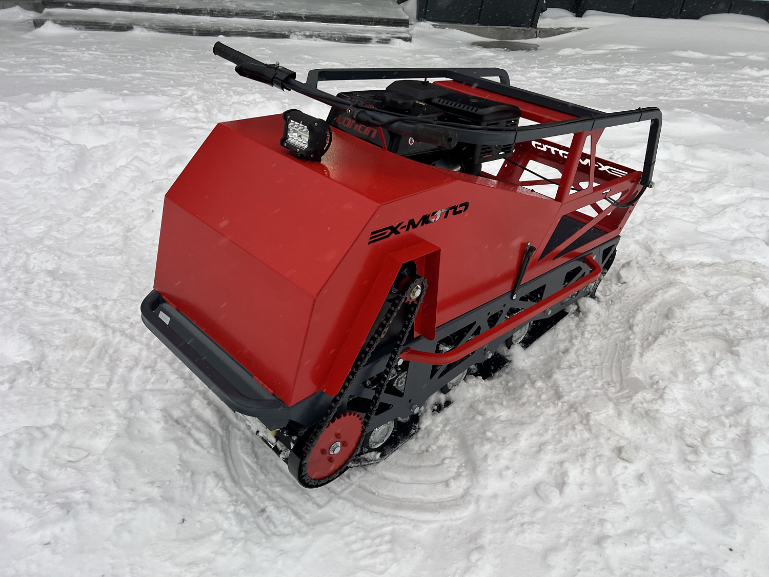 Мотобуксировщик EX-MOTO SNOWDOG S500 15л.с в Ессентуках